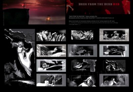 Boards and Key Visuals for "Back From the Dead Red". Feature 2D animation film about a female pirate set in 1750.