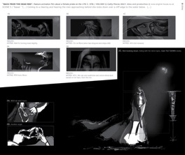 Boards and Key Visuals for "Back From the Dead Red". Feature 2D animation film about a female pirate set in 1750.