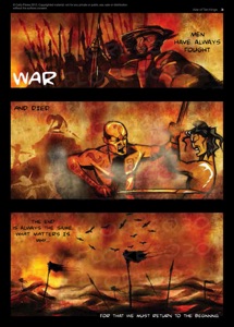 "The Battle of the 10 Kings". Epic graphic novels set in Vedic times.