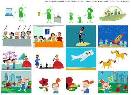Educational illustrations for McGraw-Hill / Edumaxi